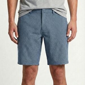 Hurley Mens Phantom Hybrid Shorts Heather Blue Size 32 Coastal Dad Gorpcore Surf